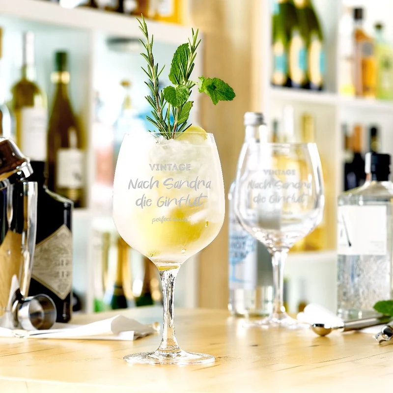 Gin Ballon Glas 755 ml mit Gravur
