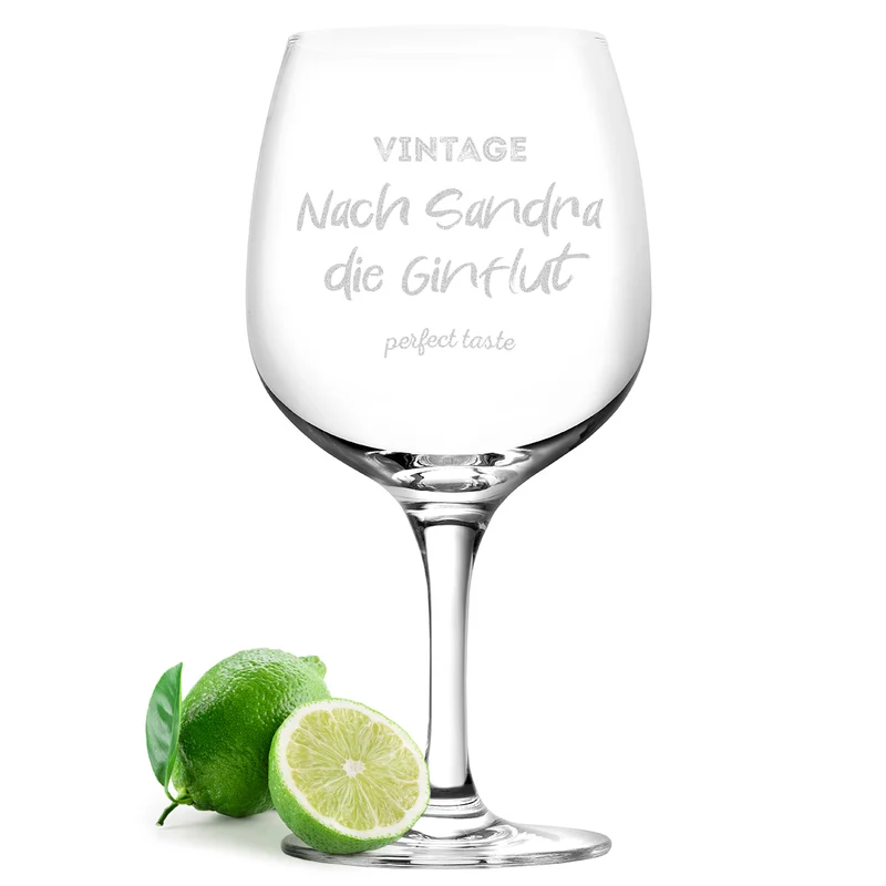 Gin Ballon Glas 755 ml mit Gravur