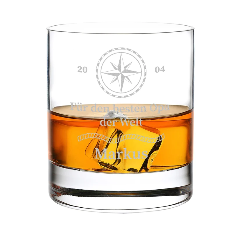 Whisky Steine Set 5-teilig mit Gravur für Opa