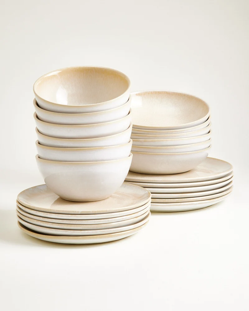 Cordoama Geschirr-Set classic sand 24-teilig