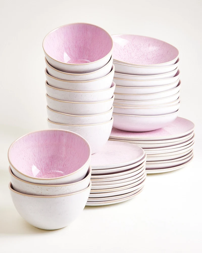 Areia Geschirr-Set classic rosé 40-teilig