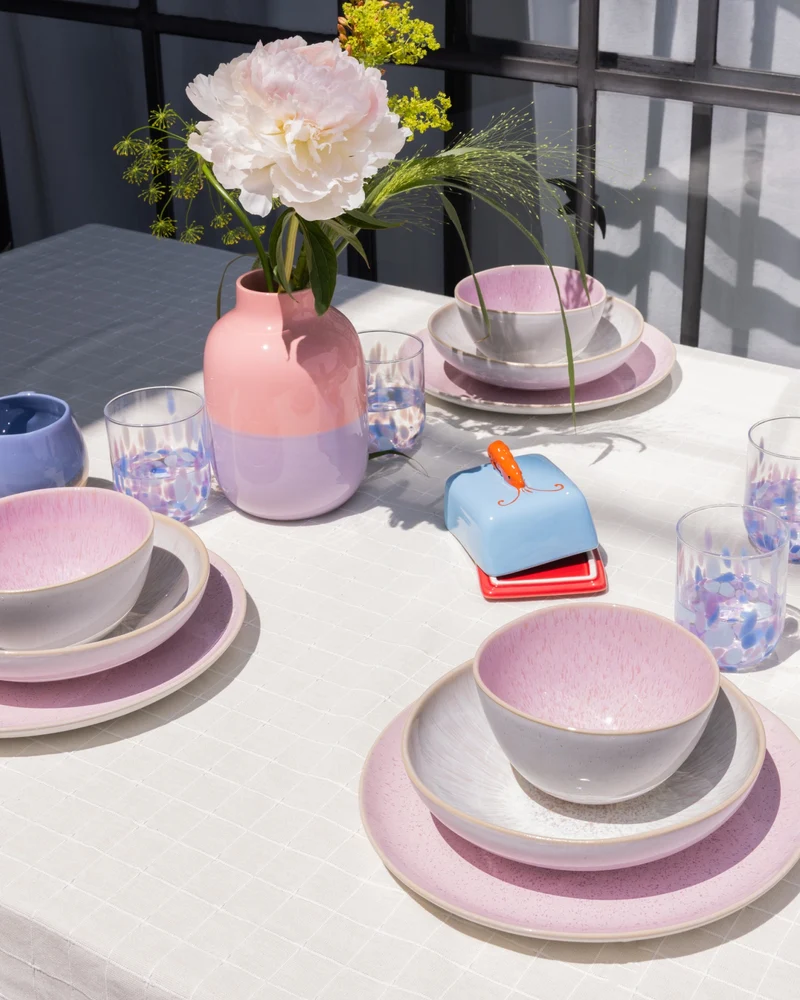Areia Geschirr-Set classic rosé 24-teilig