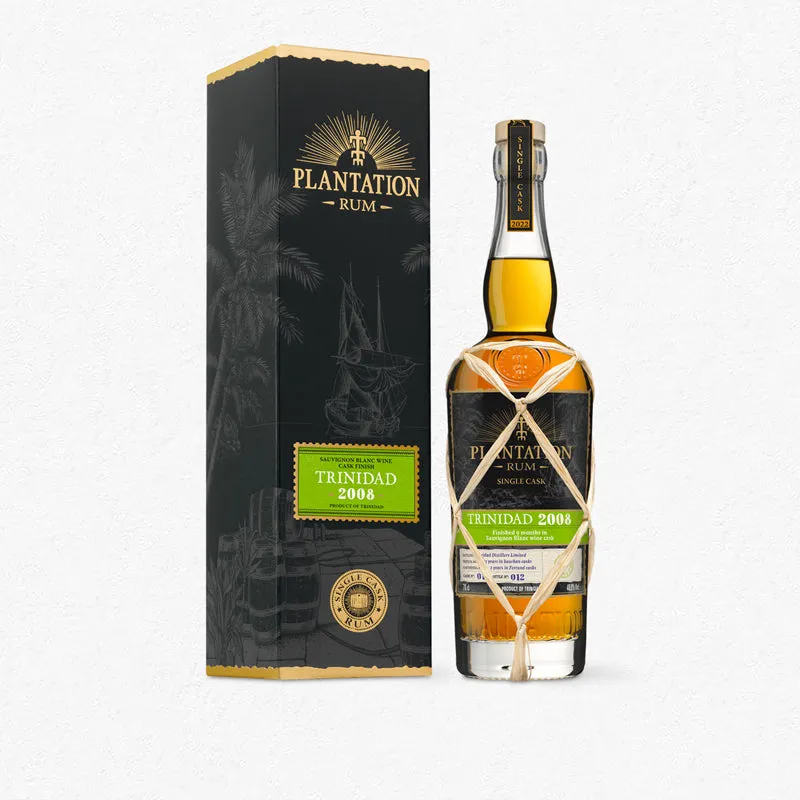Plantation Trinidad 2008 Single Cask Collection Rum 2022 Sauvignon Blanc Wine Cask Finish 48,1% 0,7L