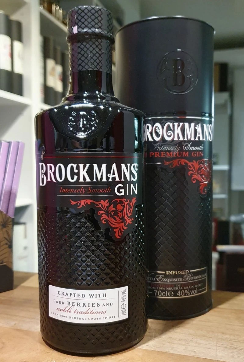 Brockmans Gin mit Dose Intensely Smooth premium Gin 0,7l Fl 40% vol.