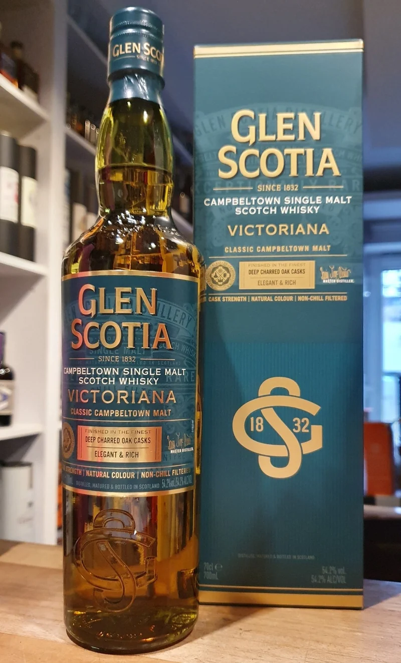 Glen scotia Victoriana 0,7l Fl 54,2% vol. single malt whisky Deep Charred Oak Casks Small Batch