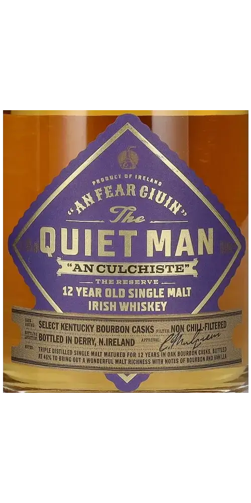 Quiet Man 12 Jahre - Irish Whiskey (Tube)