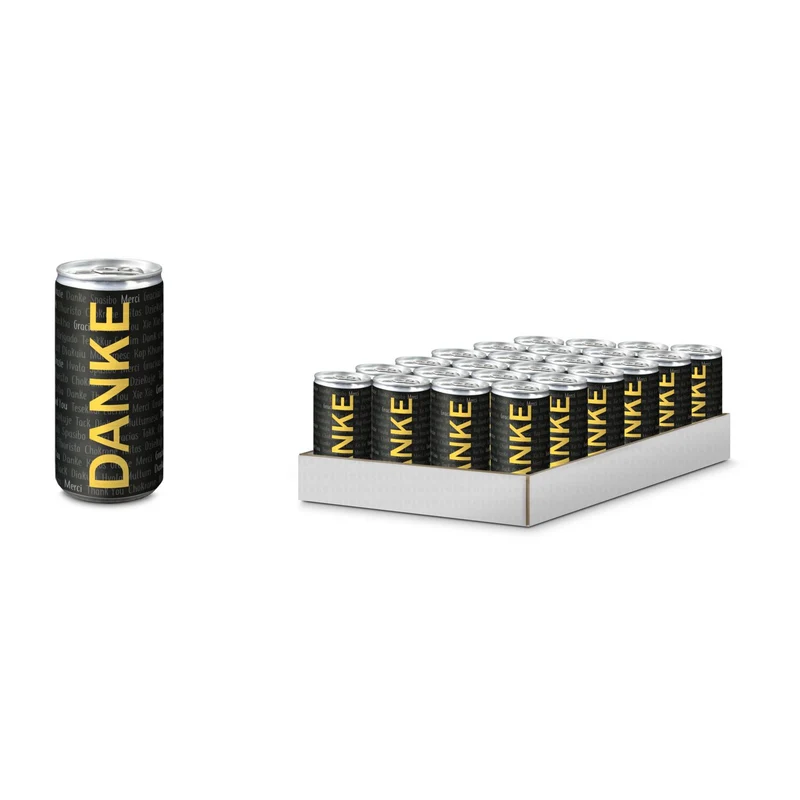 24x Danke Secco Dose, 0,2 l – Geschenkset