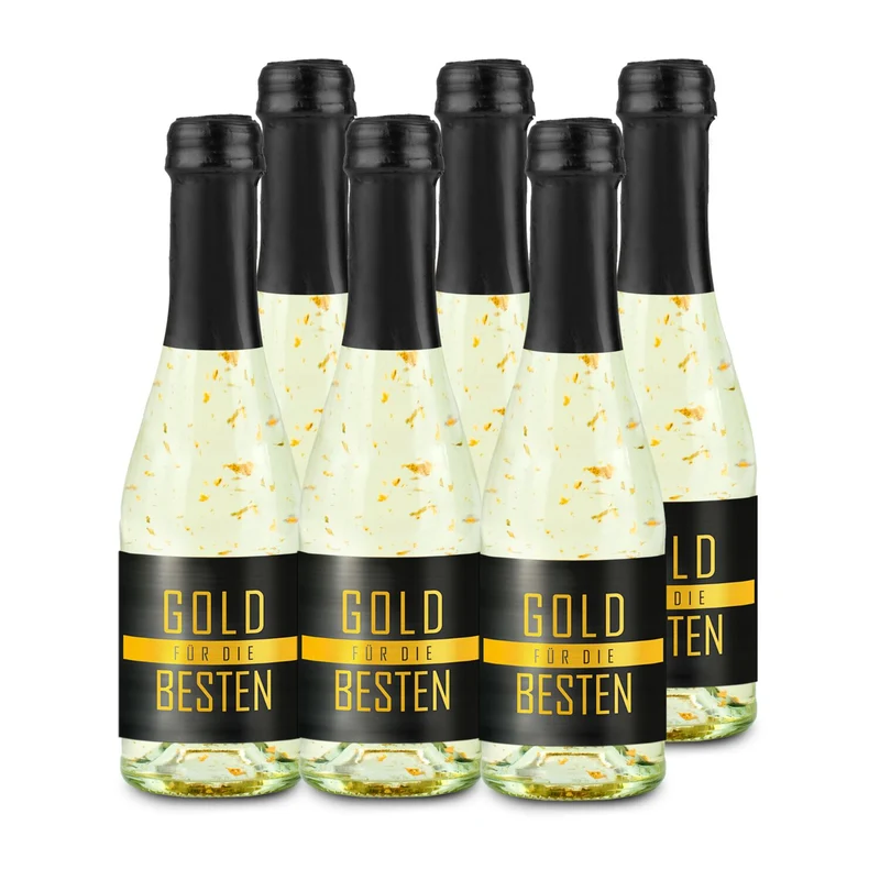 6x Gold für die Besten, 0,2 l – Geschenkset