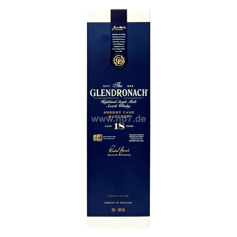 Glendronach 18 YO Single Malt Whisky 0,7l