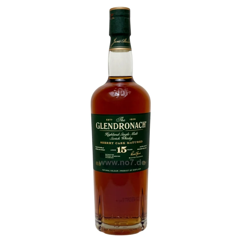 Glendronach 15 YO Single Malt Whisky 0,7l