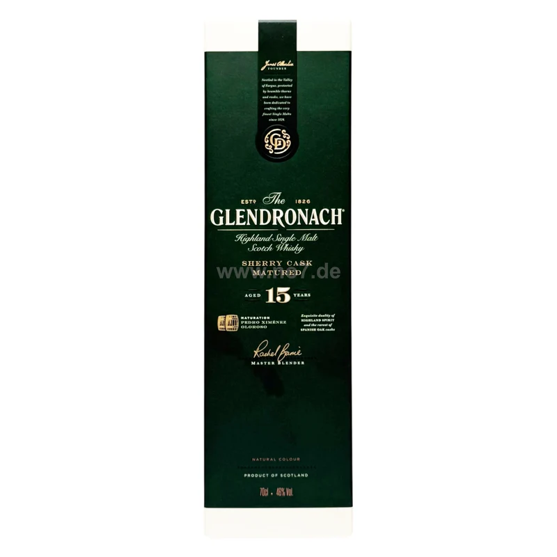 Glendronach 15 YO Single Malt Whisky 0,7l