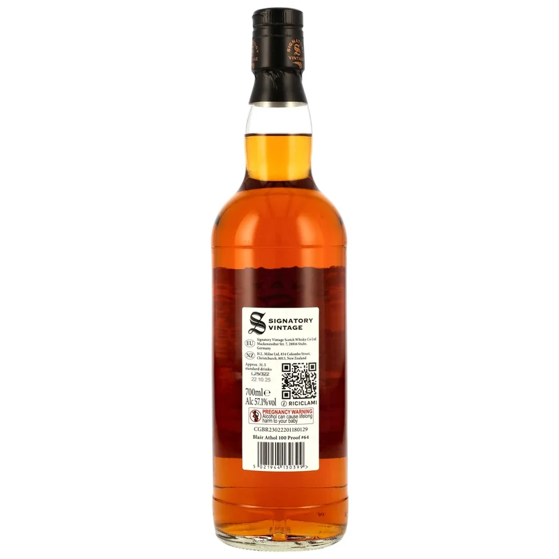 Blair Athol 100 Proof Edition #64 11 Jahre 2014/2025