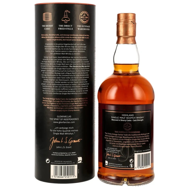 Glenfarclas The Trinity Vintage Series No.2 Sherry Cask Matured Cask Strength 2014/2025