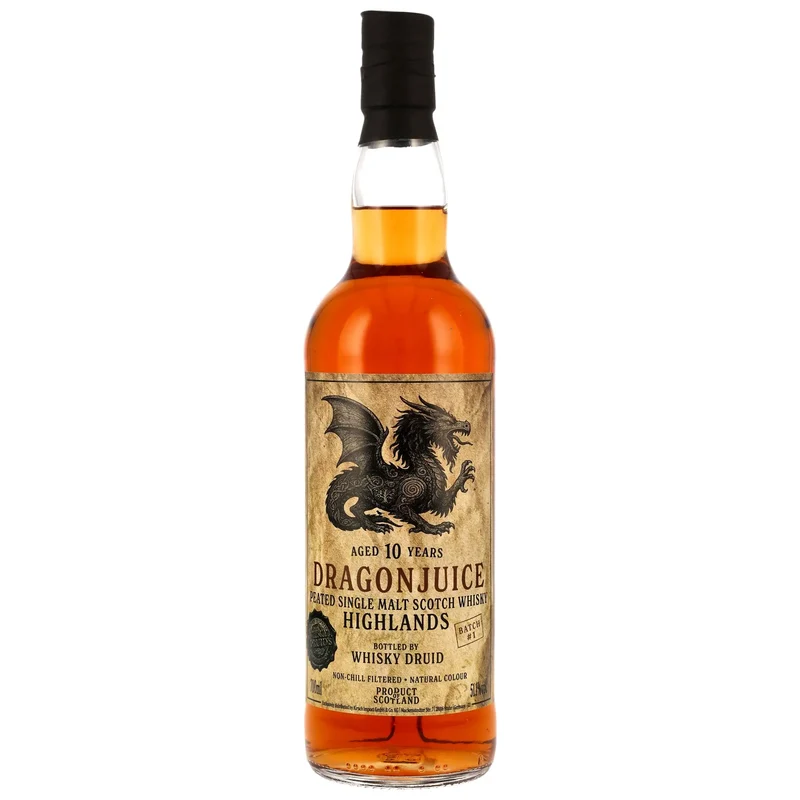 Dragonjuice Highlands Peated 10 Jahre Batch 1