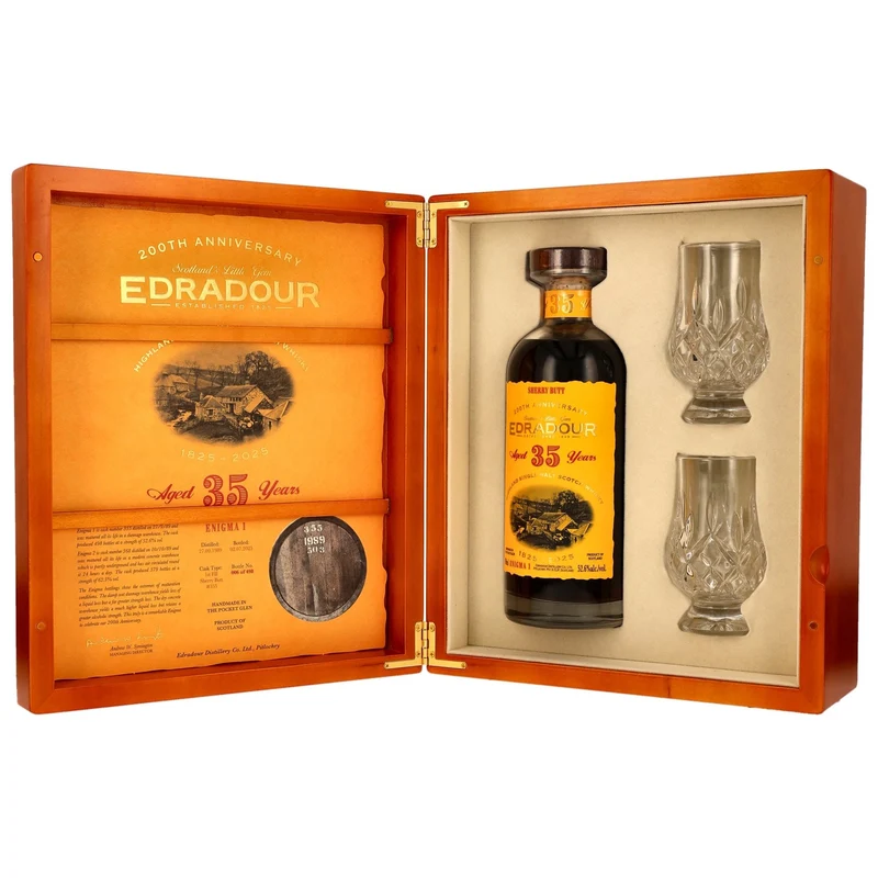 Edradour 1989/2025 35 Jahre Enigma Part 1 #355 200th Anniversary 52,6% vol. 700ml