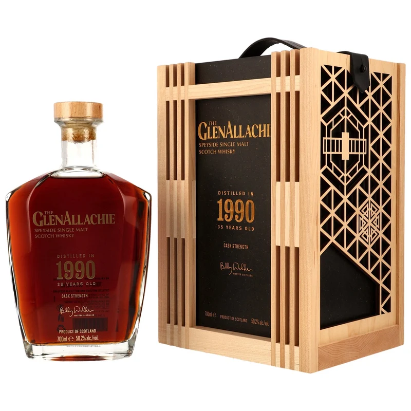 GlenAllachie 1990/2025 35 Jahre Mizunara, Virgin Oak & Sherry Casks 50,2% vol. 700ml