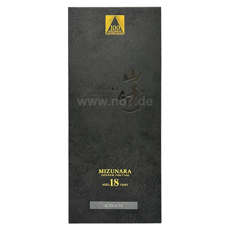 Yamazaki Single Malt 18 Jahre Mizunara Cask Limited Edition 100 Years - Suntory 0,7l