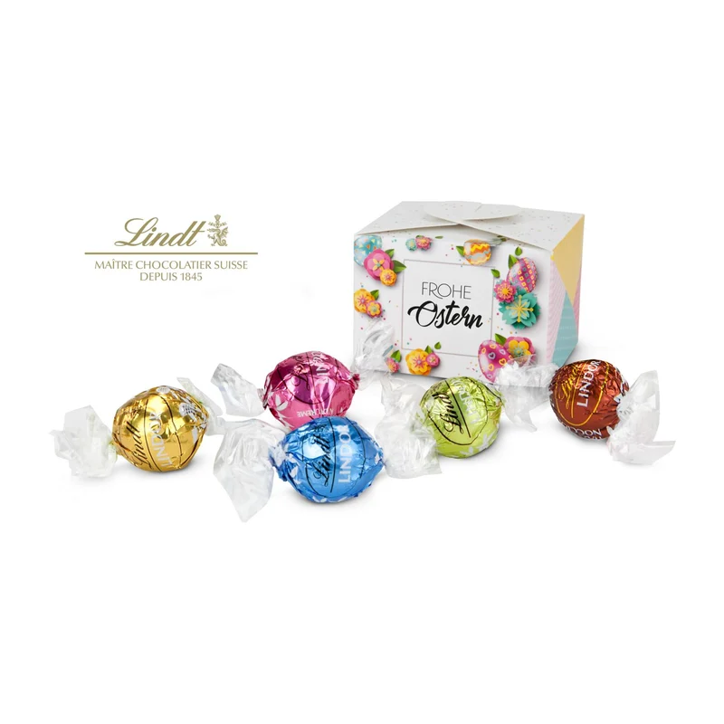 Lindt Osterfreude - mit 5 Lindt Lindorkugeln – Geschenkset