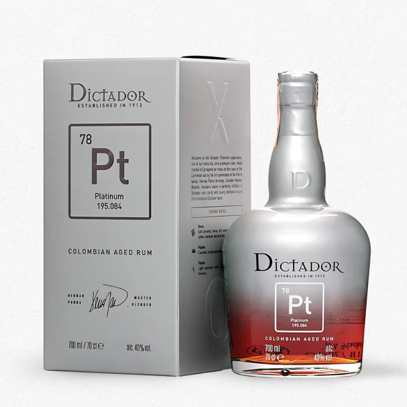 Dictador Rum PT Platinum 40% 0,7L