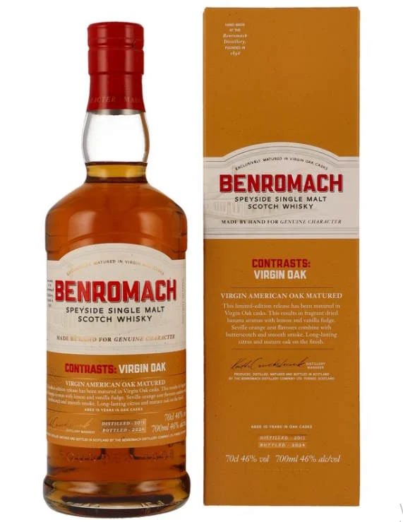 x Benromach Contrasts Virgin oak 2013 2024 Cask Matured 0,7l 43% vol. Whisky