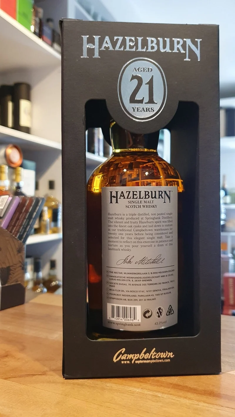 X Hazelburn 21y 2023 0,7l 43,2 % vol. Whisky Campbeltown limited Edition