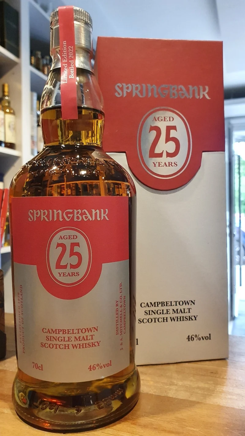 X Springbank 25y 0,7l 46% vol. Campbeltown whisky Limited Edition