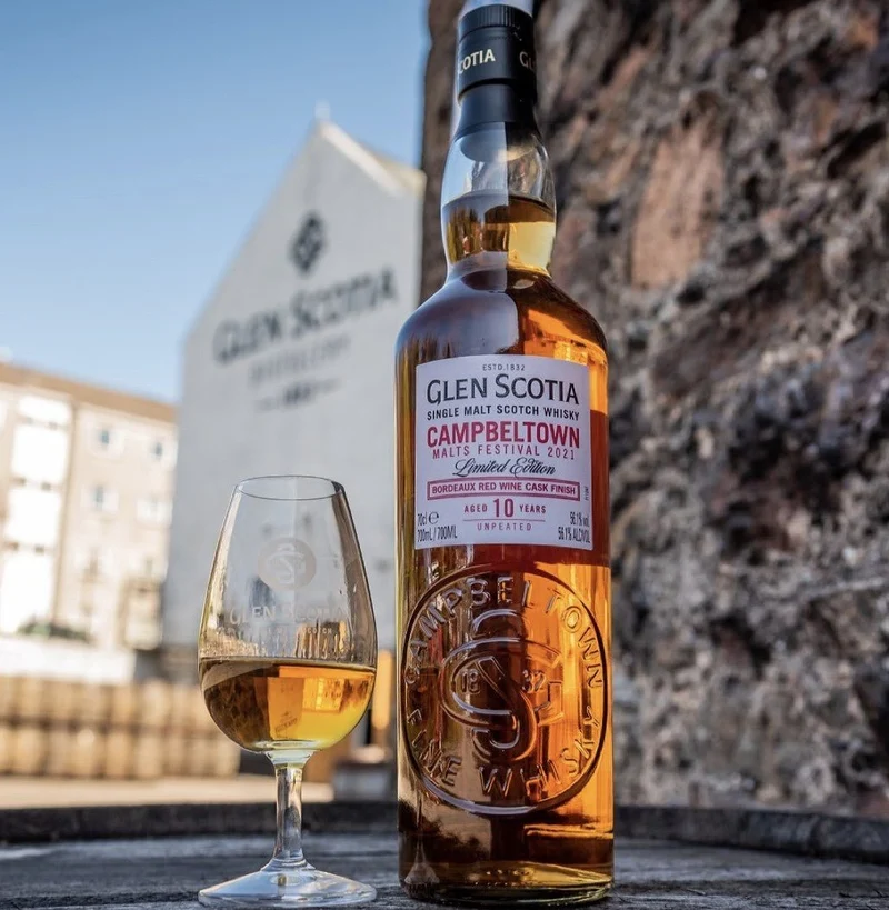 X Glen scotia Festival 2021 Edition 10y bordeaux cask 0,7l 56,1% vol. Whisky