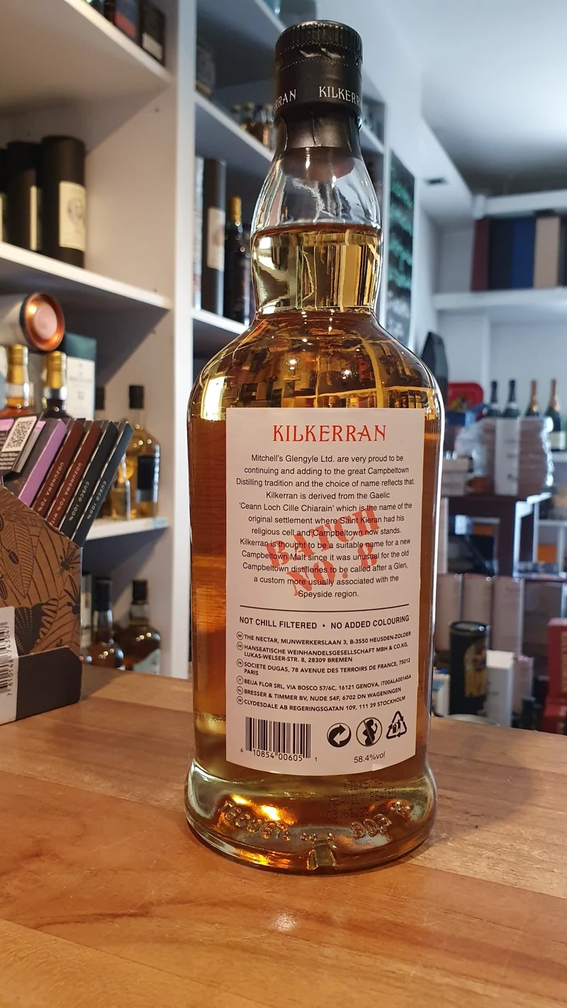 X Kilkerran Heavily Peated Batch 8 0,7l 58,4 %vol. o.Dose Campbeltown Limited Edition