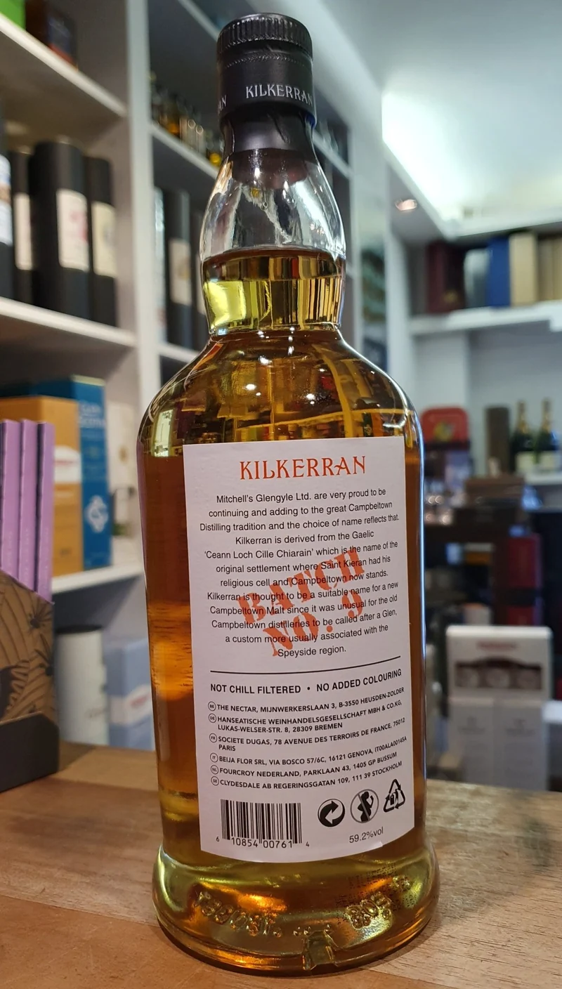 X Kilkerran Heavily Peated Batch 9 0,7l 59,2 %vol. o.Dose Campbeltown Limited Edition
