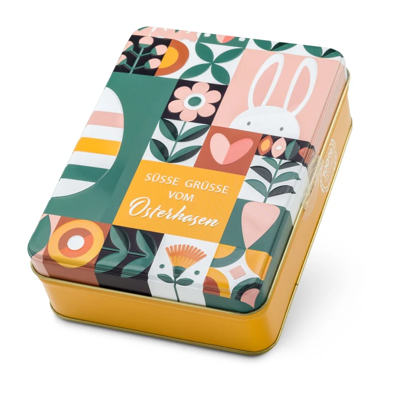 Süße Ostergrüße - Pralinendose mit 125 g – Geschenkset
