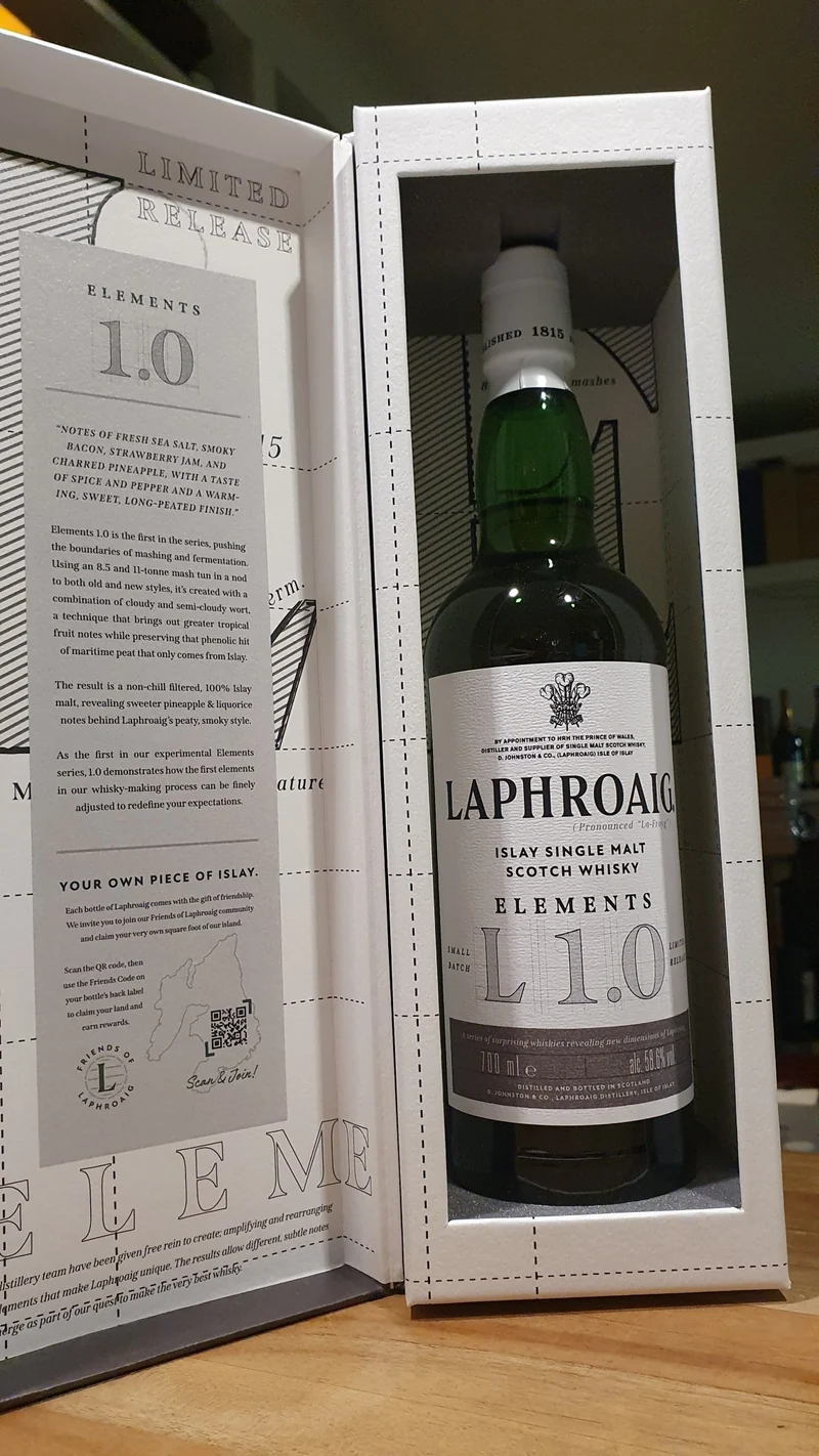 Laphroaig Elements L1.0 Whisky 0,7l 58,6% vol.