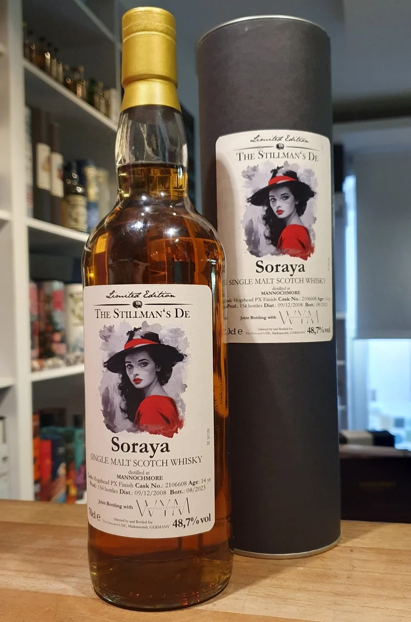 Mannochmore single cask 2008 Soraya 14y The Stillman 0,7l 48,7% vol. Whisky