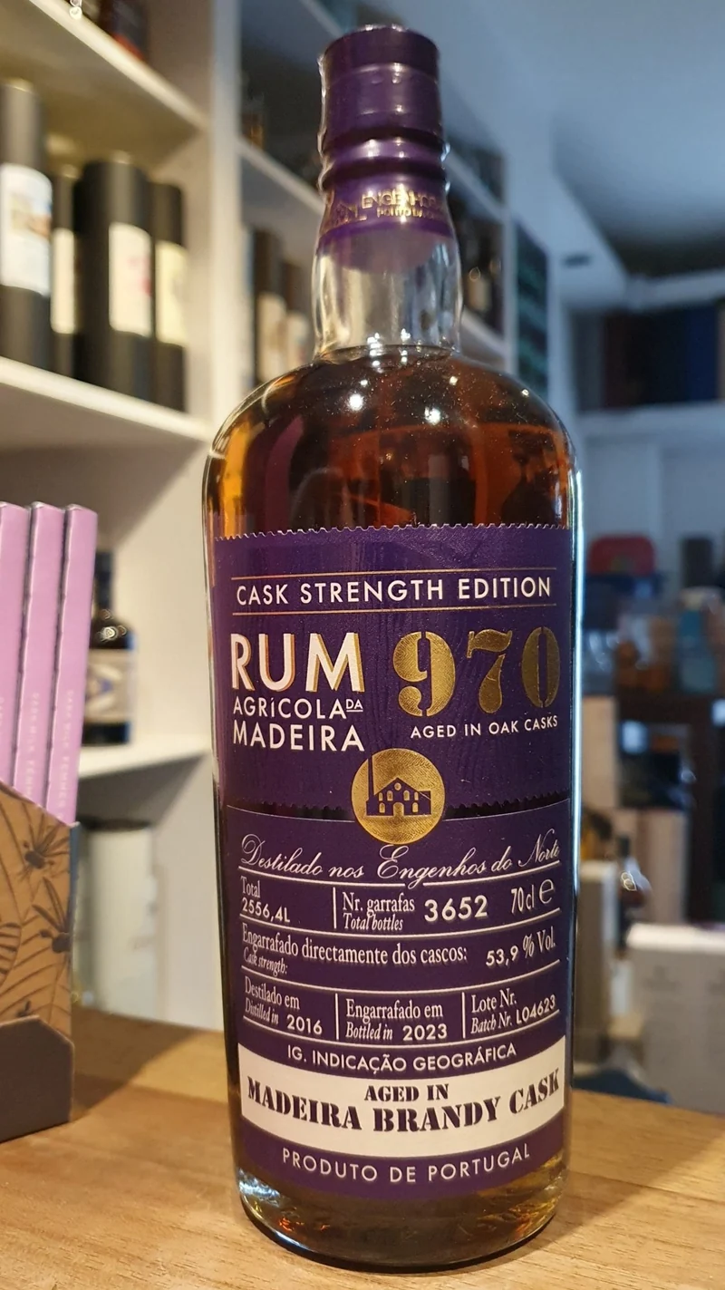 X Engenhos 970 Rum Madeira Brandy Cask 2016 2023 limitiert 0,7l 53,9% vol. Single Cask Edition