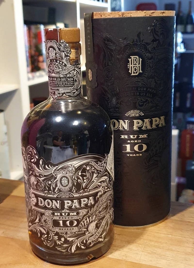 X Don Papa Rum 10y mit Korkdeckel 2022 Philippinen 0,7l 43% vol.