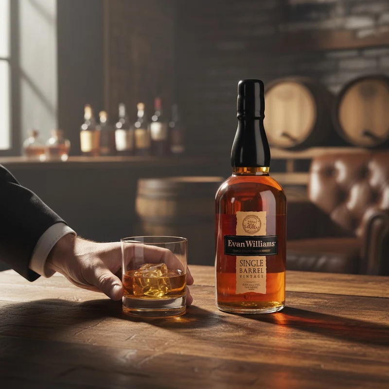 EVAN WILLIAMS - 2016/2024 8 Jahre Single Barrel - 43,3% Vol.