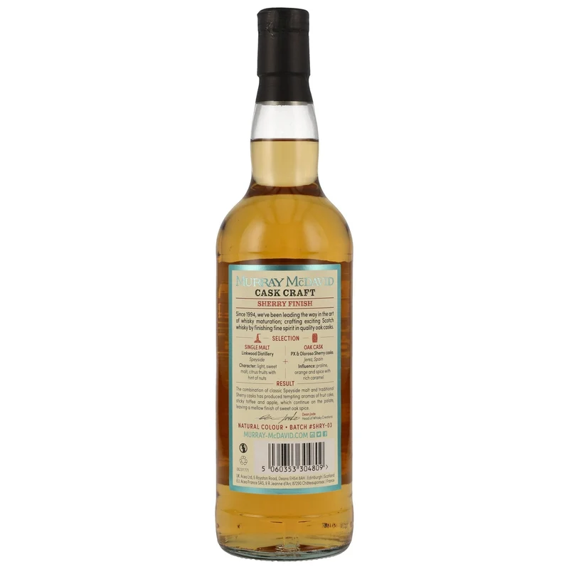 LINKWOOD - PX & Oloroso Sherry Finish Murray McDavid - 44,5% Vol.