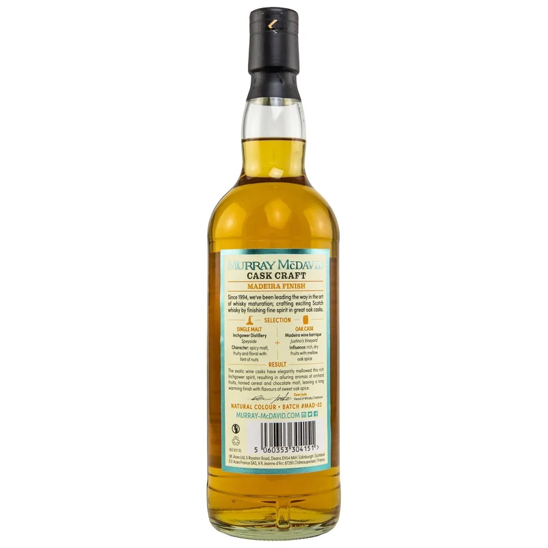 INCHGOWER - Madeira Cask Finish Murray McDavid - 44,5% Vol.
