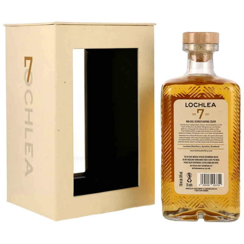LOCHLEA - 7 Jahre 1st Fill Bourbon Barrels - 50% Vol.