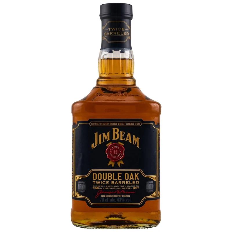 JIM BEAM - Double Oak Twice Barreled - 43% Vol.