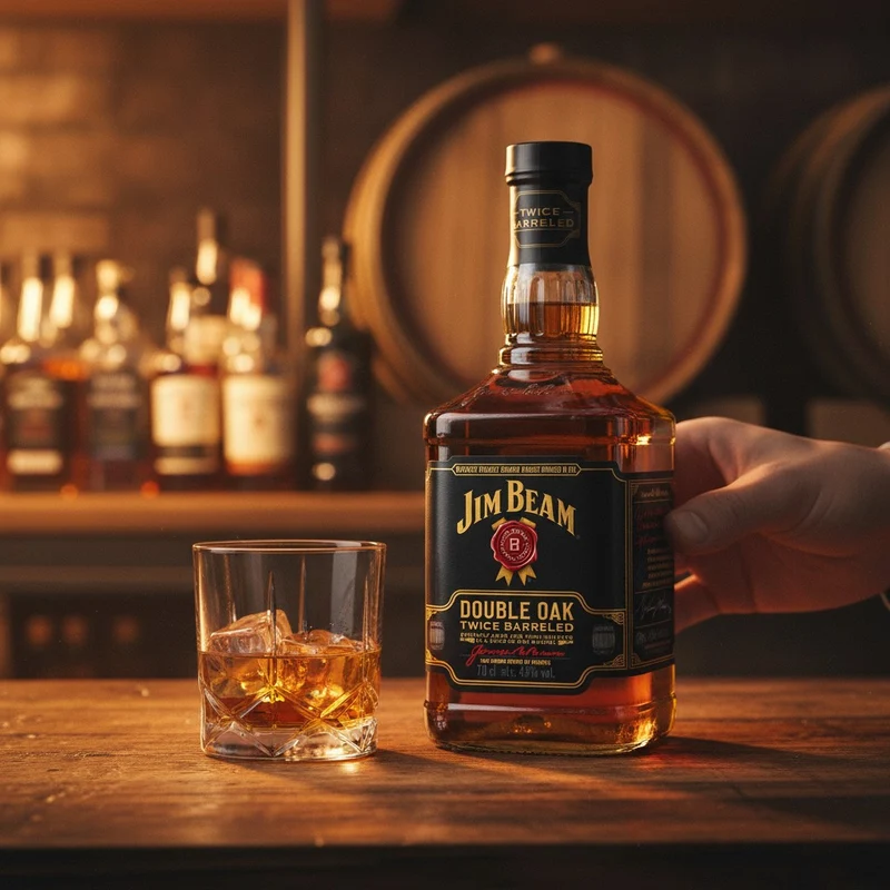 JIM BEAM - Double Oak Twice Barreled - 43% Vol.