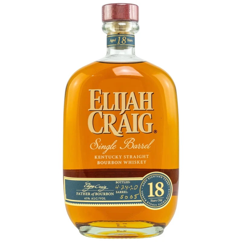 ELIJAH CRAIG - 18 Jahre Bourbon - 45% Vol.