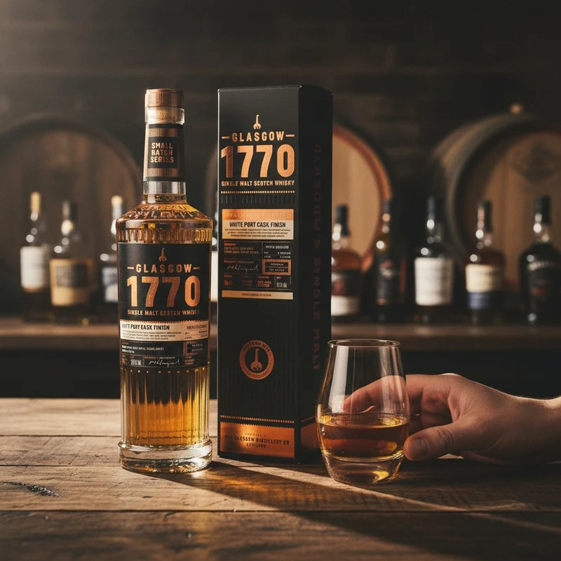 1770 GLASGOW - 6 Jahre Triple Distilled White Port Cask Finish - 53,3% Vol.