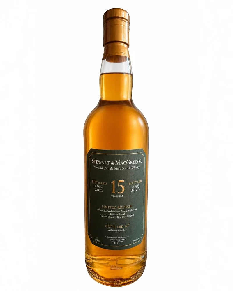Stewart & MacGregor - Aultmore 15 Jahre Scotch Single Malt - 56% Vol.