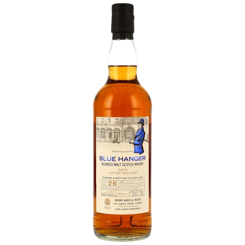 BERRY BROS. & RUDD - Blue Hanger Blended Malt 26 Jahre 14th Limited Release - 45,6% Vol.