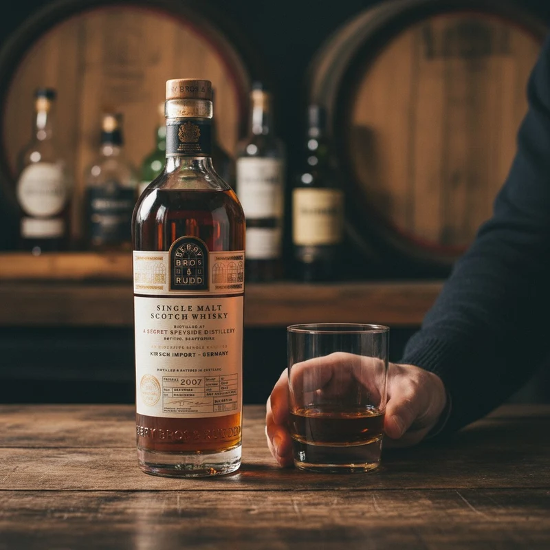 BERRY BROS. & RUDD - Secret Speyside 2007/2025 18 Jahre 1st Fill Puncheon #13919 - 65,4% Vol.