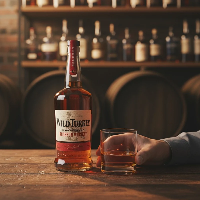 WILD TURKEY - Kentucky Straight Bourbon - 40,5% Vol.