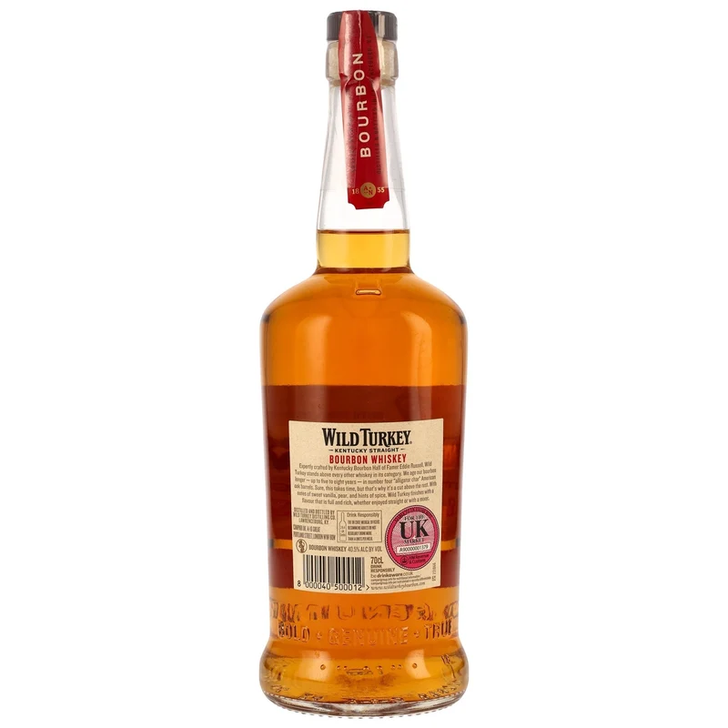 WILD TURKEY - Kentucky Straight Bourbon - 40,5% Vol.