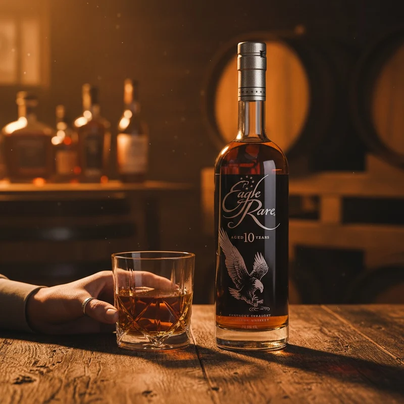 EAGLE RARE - 10 Jahre (kurze Flasche) - 45% Vol.