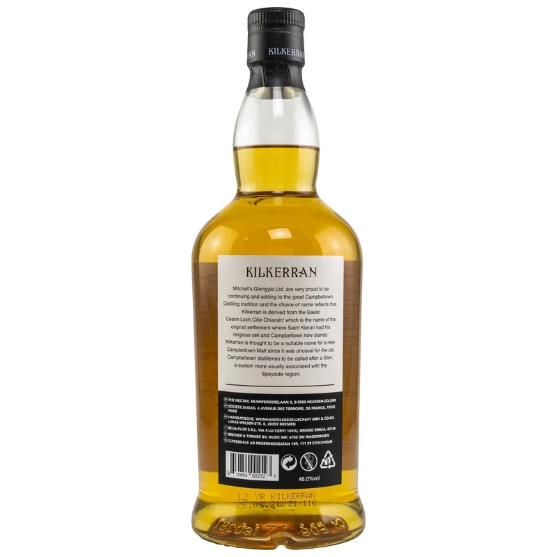 KILKERRAN - 12 Jahre - 46% Vol.
