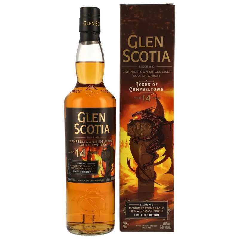 GLEN SCOTIA - 14 Jahre The Dragon Icons Release No.2 - 56,8% Vol.